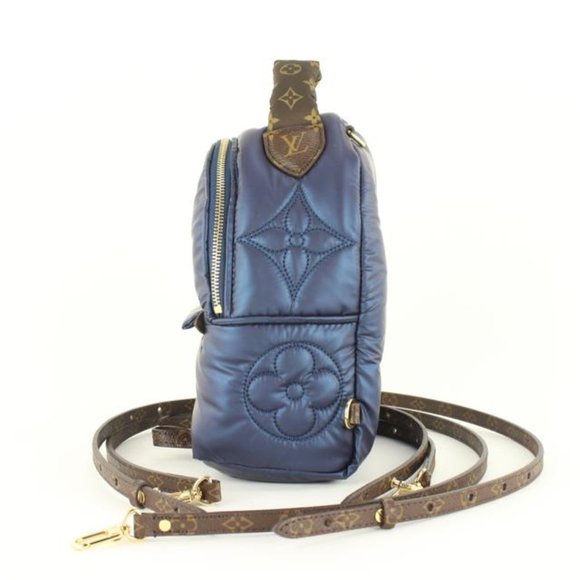 Louis Vuitton Rare 2023 Puffer Pillow Palm Spring Mini Backpack 1LVJ1020 - Picture 10 of 11